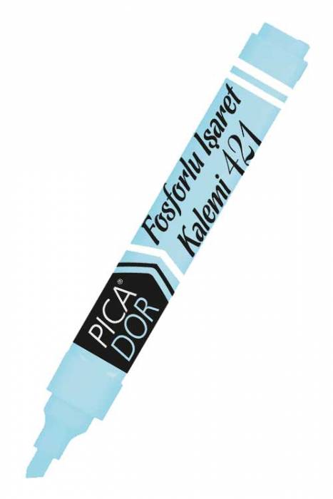 Picador 421 Doldurulabilir Fosforlu İşaretleme Kalemi Pastel Mavi KX086