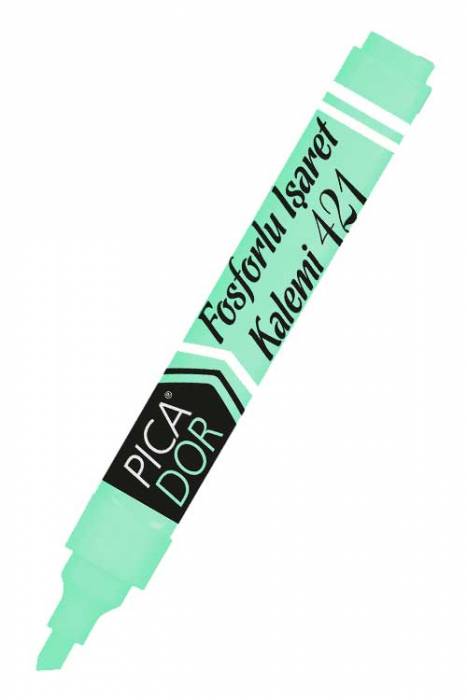 Picador 421 Doldurulabilir Fosforlu İşaretleme Kalemi Pastel Yeşil KX082