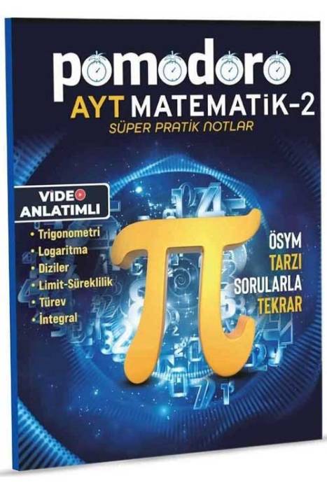Pomodoro YKS AYT Matematik-2 Süper Pratik Notlar Pomodoro Yayınları