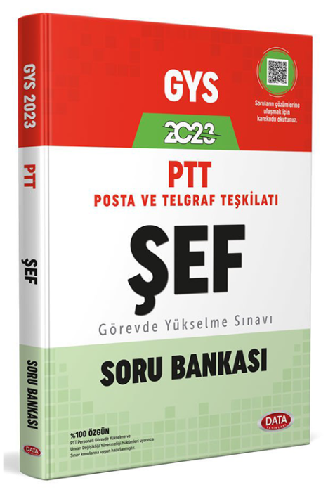 Posta ve Telgraf Teşkilatı PTT GYS Şef Soru Bankası Data Yayınları