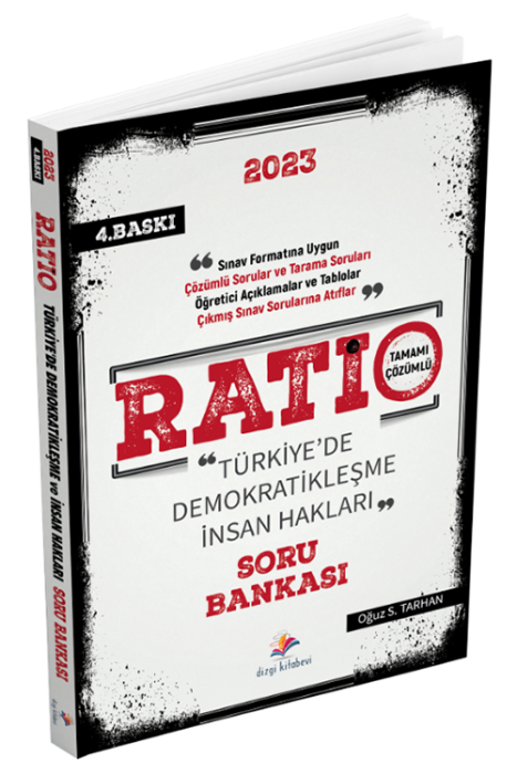 Ratio İnsan Hakları ve Demokratikleşme Çözümlü Soru Bankası Dizgi Kitap Yayınları