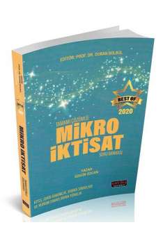 Savaş 2020 BEST OF Mikro İktisat Tamamı Çözümlü Soru Bankası Savaş Yayınları
