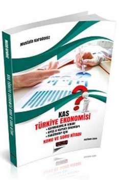 Savaş KAS Türkiye Ekonomisi Konu ve Soru Kitabı Savaş Yayınları - Thumbnail