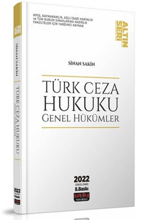 Savaş 2022 Türk Ceza Hukuku Genel Hükümler Savaş Yayınevi