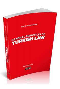 Savaş General Principles Of Turkish Law Savaş Yayınları