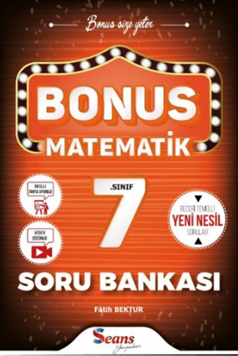 Seans 7.sınıf Bonus Matematik Soru Bankası Seans Yayınları