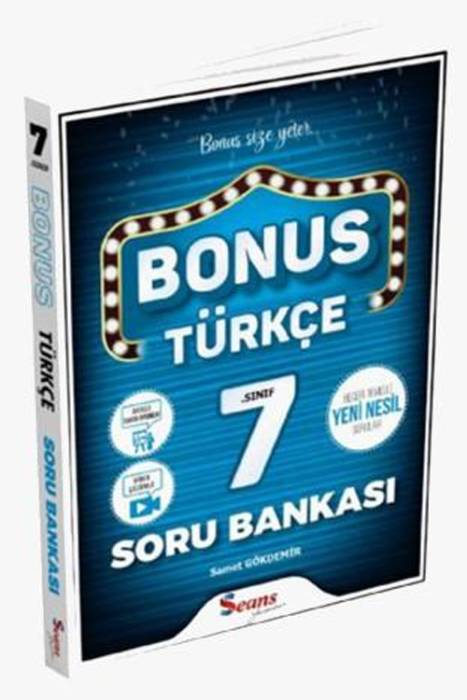 Seans 7.sınıf Bonus Türkçe Soru Bankası Seans Yayınları