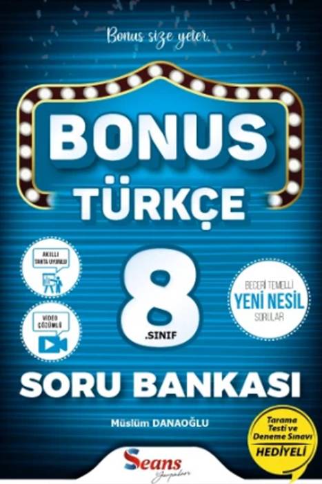 Seans 8. Sınıf Bonus Türkçe Soru Bankası Seans Yayınları