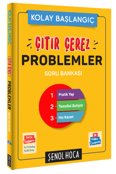 Şenol Hoca YKS TYT Çıtır Çerez Problemler Soru Bankası Şenol Hoca Yayınları