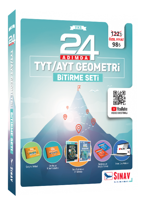 Sınav 24 Adımda TYT AYT Geometri Bitirme Seti Sınav Yayınları
