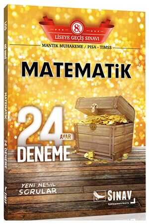 Sınav 8. Sınıf Matematik LGS 24 Deneme Sınavı Sınav Yayınları