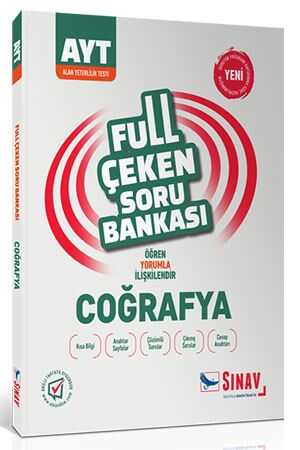 Sınav AYT Coğrafya Full Çeken Soru Bankası Sınav Yayınları