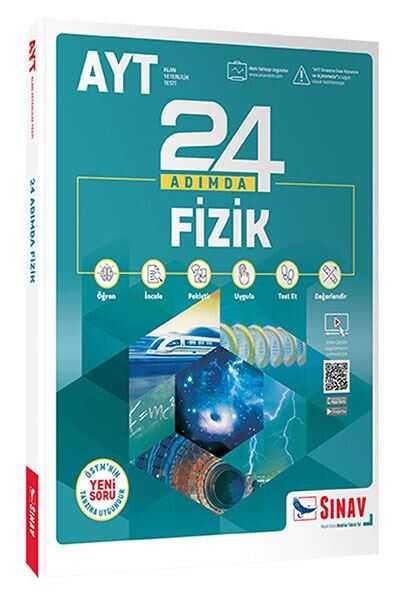 Sınav AYT Fizik 24 Adımda Konu Anlatımlı Soru Bankası Sınav Yayınları
