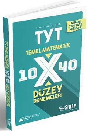 Sınav Dergisi TYT Matematik 10x40 Düzey Denemeleri Sınav Dergisi Yayınları