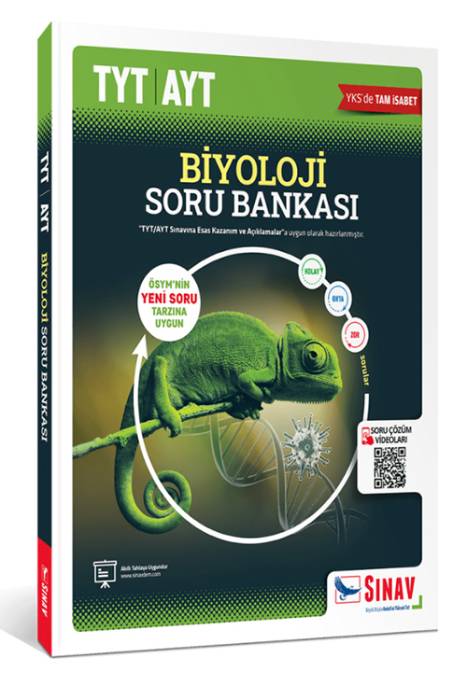 Sınav TYT AYT Biyoloji Soru Bankası Sınav Yayınları