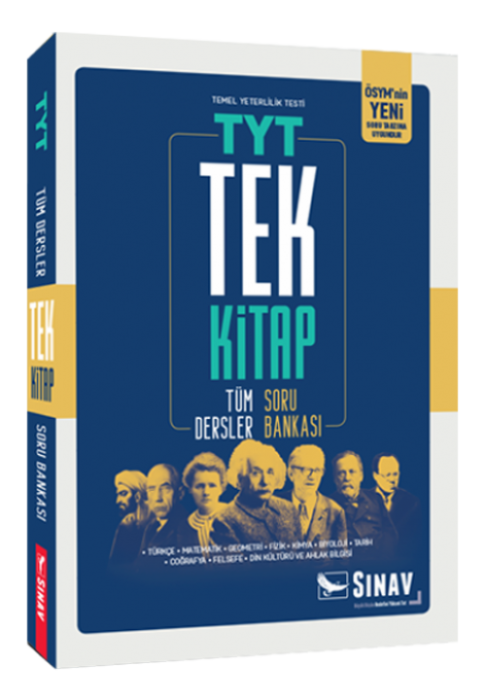 Sınav TYT Tüm Dersler Tek Kitap Soru Bankası Sınav Yayınları