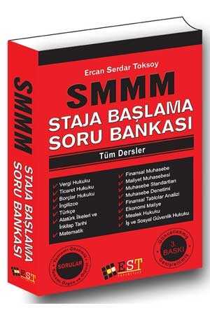 EST SMMM Staja Başlama Tamamı Çözümlü Soru Bankası EST Yayınları