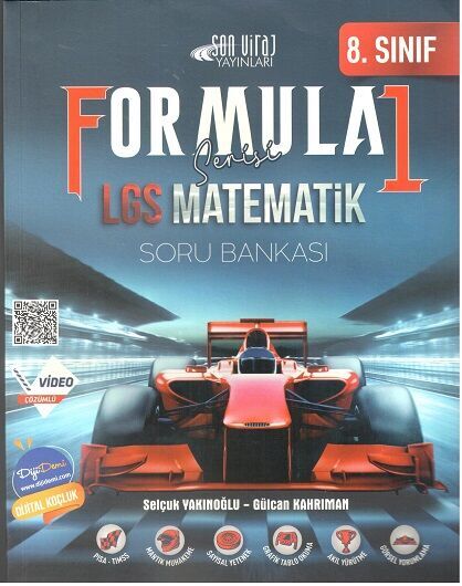 Son Viraj 8. Sınıf LGS Matematik Formula 1 Soru Bankası Son Viraj Yayınları