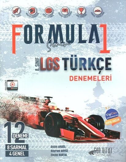 8. Sınıf LGS Türkçe Formula Serisi Denemeleri Son Viraj Yayınları 