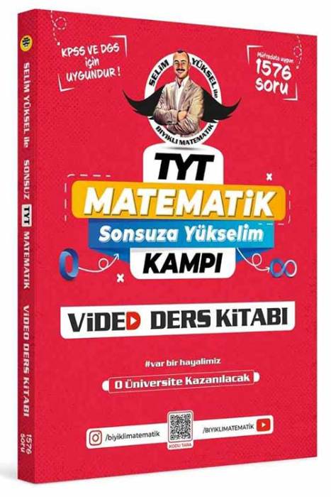 2023 Sonsuz TYT Matematik Video Ders Kitabı Bıyıklı Matematik Yayınları