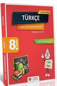 Sonuç 8. Sınıf Türkçe Kazanım Merkezli Soru Kitapçığı Sonuç Yayınları - Thumbnail