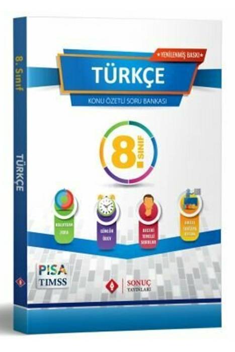 Sonuç 8.Sınıf Türkçe Konu Özetli Soru Bankası Sonuç Yayınları