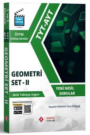 Sonuç TYT AYT Geometri Set 2 Kazanım Merkezli Soru Kitapçığı Sonuç Yayınları
