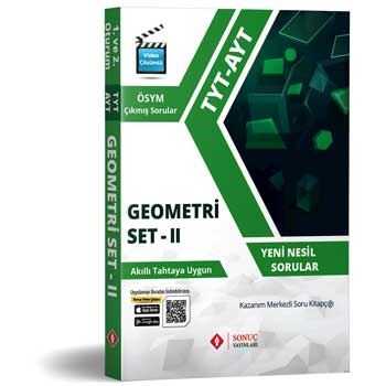Sonuç TYT AYT Geometri Set 2 Kazanım Merkezli Soru Kitapçığı Sonuç Yayınları - Thumbnail