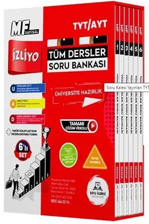 Soru Kalesi TYT AYT Tüm Dersler Sayısal MF Soru Bankası Soru Kalesi Yayınları