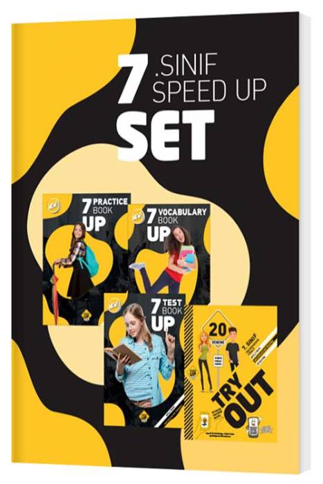 Speed Up 7. Sınıf Try Out + Test + Vocabulary + Practice Book 4 lü Set Speed Up Publishing