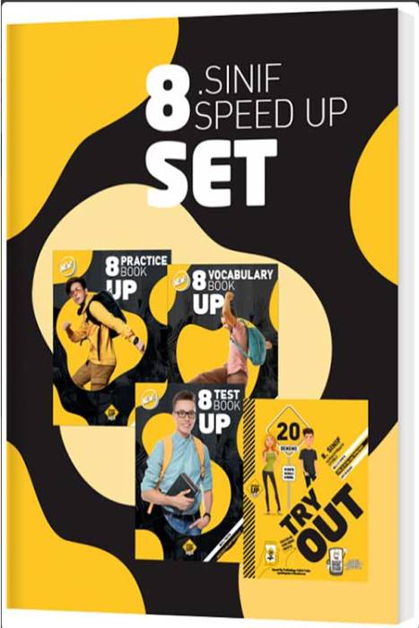 Speed Up 8. Sınıf Try Out + Test + Vocabulary + Practice Book 4 lü Set Speed Up Publishing