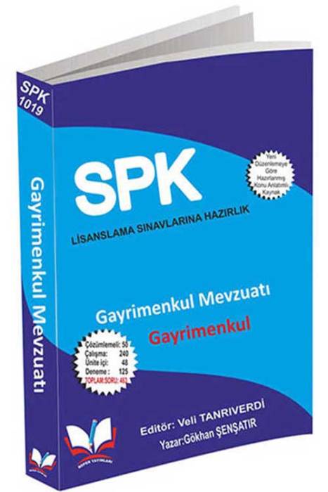 SPK Lisanslama 1019 Gayrimenkul Mevzuatı Gayrimenkul Roper Yayınları