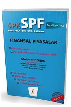 Pelikan SPK SPF 1006 Finansal Piyasalar Konu Anlatımlı Soru Bankası Pelikan Yayınları