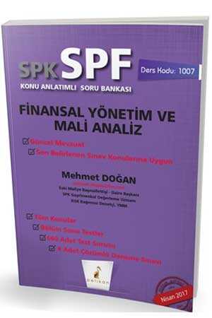 Pelikan SPK SPF 1007 Finansal Yönetim ve Mali Analiz Konu Anlatımlı Soru Bankası Pelikan Yayınları