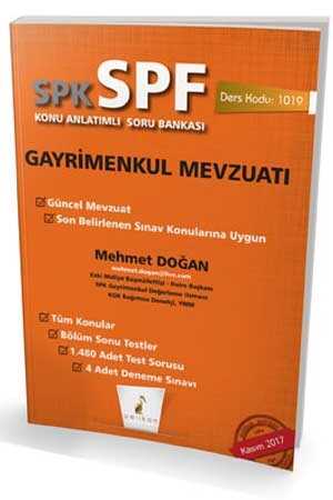 Pelikan SPK SPF 1019 Gayrimenkul Mevzuatı Konu Anlatımlı Soru Bankası Pelikan Yayınları