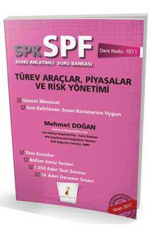 Pelikan SPK SPF 1011 Türev Araçlar, Piyasalar ve Risk Yönetimi Konu Anlatımlı Soru Bankası Pelikan Yayınları