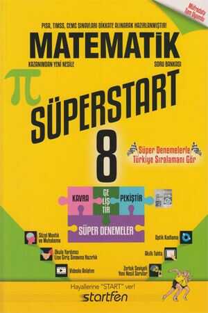 Startfen 8. Sınıf Matematik Süperstart Soru Bankası Startfen Yayınları