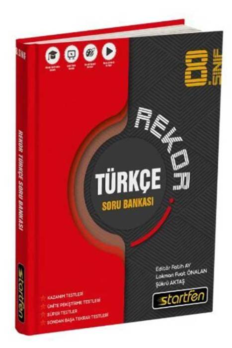 Startfen 8. Sınıf Türkçe Rekor Soru Bankası Startfen Yayınları