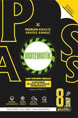 Startfen Pass 8. Sınıf Matematik Soru Bankası Startfen Yayınları