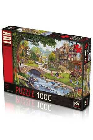 Summer Village Stream 1000 Parça Puzzle 20516 KS Games