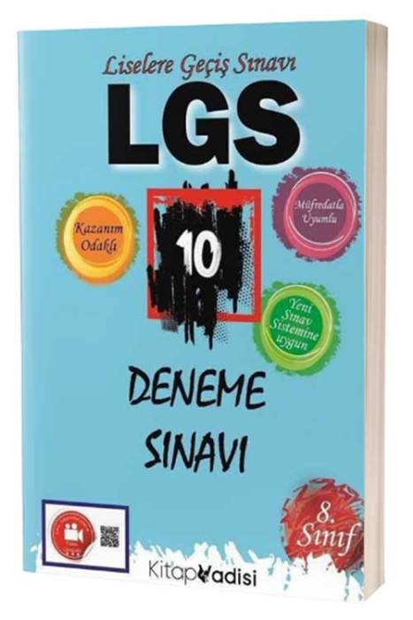 SÜPER FİYAT Kitap Vadisi 8. Sınıf LGS 10 Deneme Kitap Vadisi Yayınları