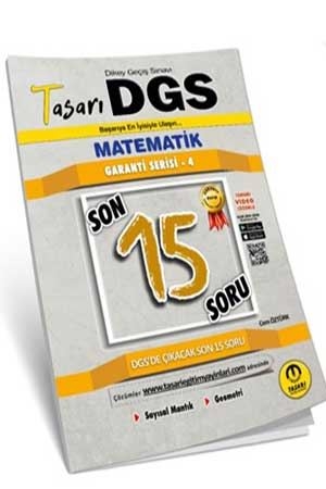 Tasarı Akademi DGS Matematik 45 60 Garanti Soru Kitapçığı Tasarı Akademi Yayınları