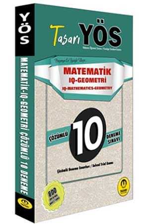 Tasarı Akademi YÖS Matematik IQ Geometri 10 Deneme Tasarı Akademi Yayınları