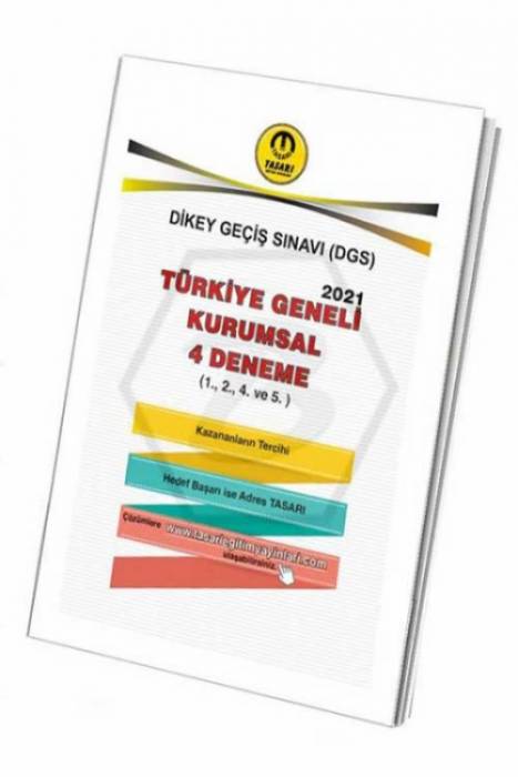 Tasarı DGS Türkiye Geneli 4 Deneme ( 1.2.4.5.) Tasarı Yayınları