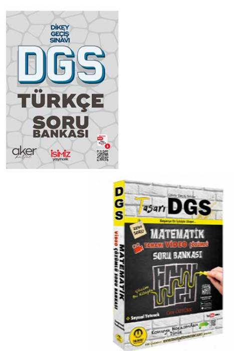 Tasarı ve İşimiz Yayıncılık DGS Sayısal Türkçe-Matematik Soru Bankası Seti