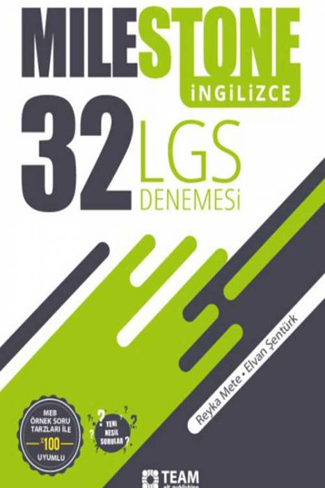 Team Elt MILESTONE 32 Adet Yeni Nesil LGS Deneme Sınavı Team ELT Publishing