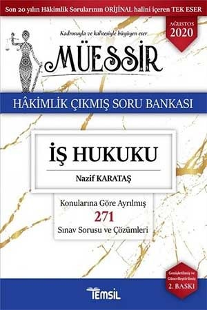 Temsil 2020 Hakimlik MÜESSİR İş Hukuku Çıkmış Soru Bankası Çözümlü Temsil Yayınları