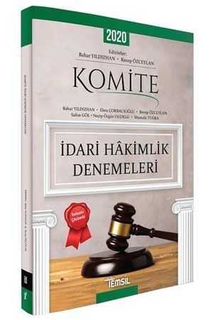 Temsil Komite İdari Hakimlik Denemeleri 5 Deneme Çözümlü Temsil Yayınları