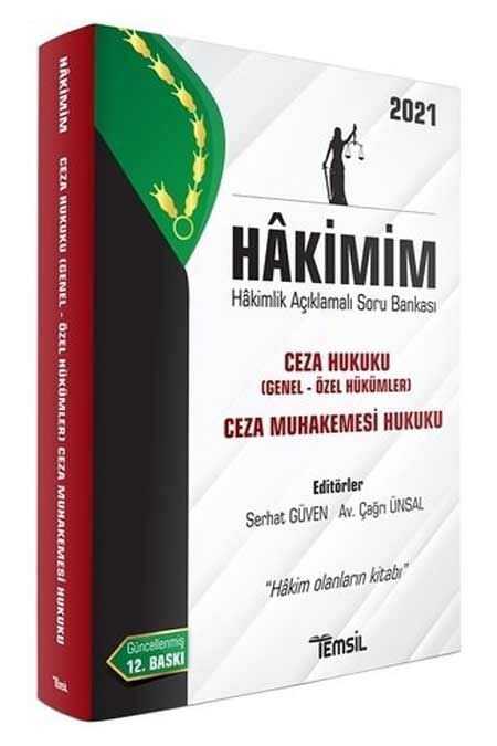 Temsil 2021 Hakimim Hakimlik Ceza Hukuku-Ceza Muhakemesi Hukuku Soru Bankası Çözümlü Temsil Yayınları