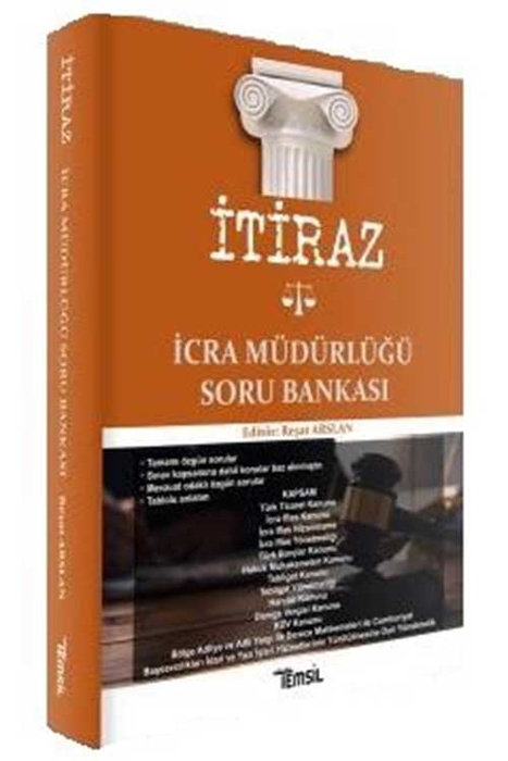 Temsil 2021 İTİRAZ İcra Müdürlüğü Soru Bankası Temsil Yayınları